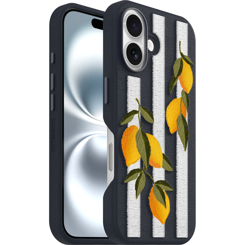 product image 1 - iPhone 16 Hülle Symmetry Series Cactus Leather Embroidery