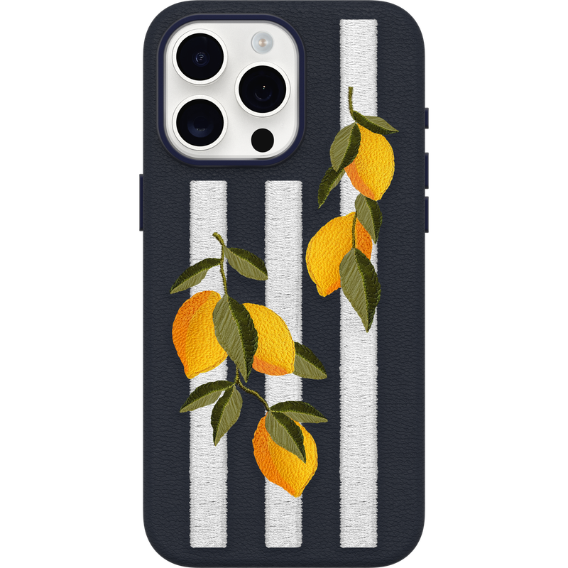 product image 2 - iPhone 15 Pro Max Case Symmetry Series Cactus Leather Embroidery