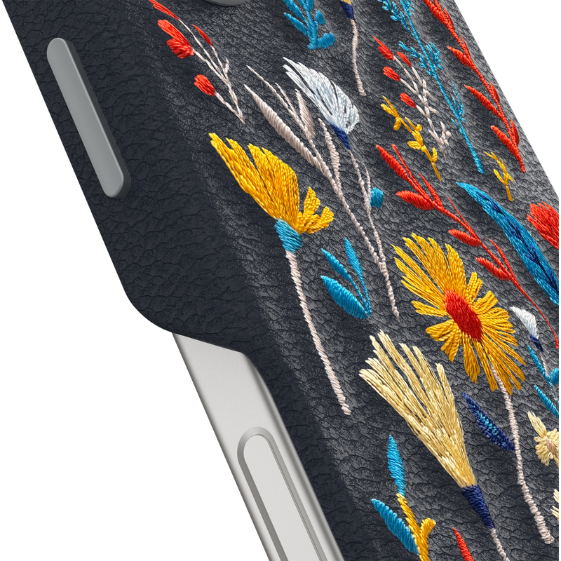product image 3 - Coque iPhone 16 Symmetry Series Cactus Leather Embroidery