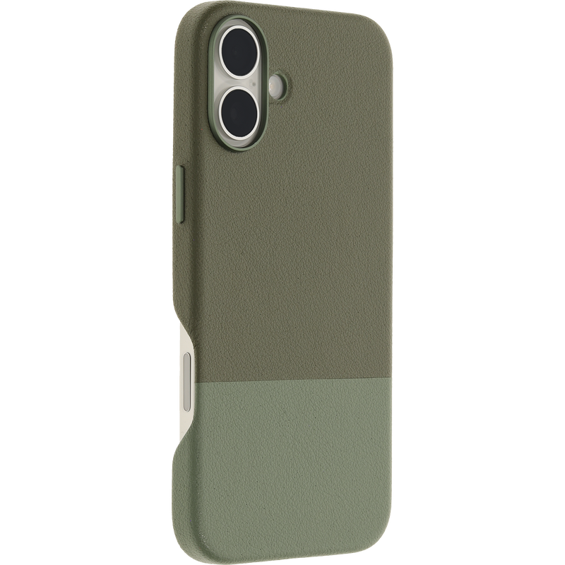 product image 3 - iPhone 16 Plus Custodia Statement Series Cactus Leather per MagSafe