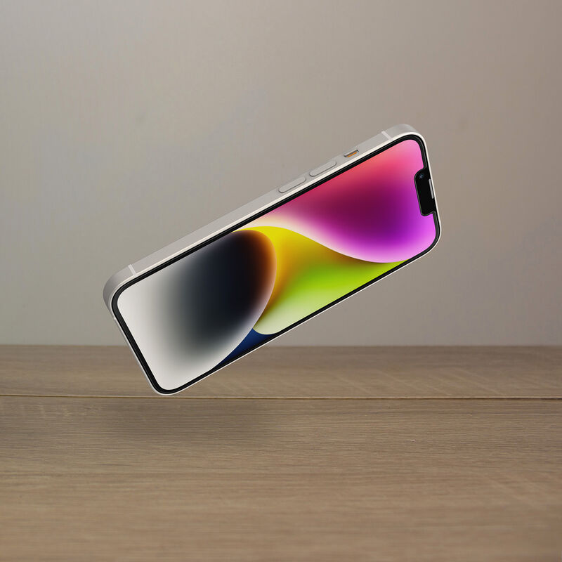 product image 2 - iPhone 16e y iPhone 14/13 Pro/13 Protector de pantalla Premium Glass Antimicrobiano