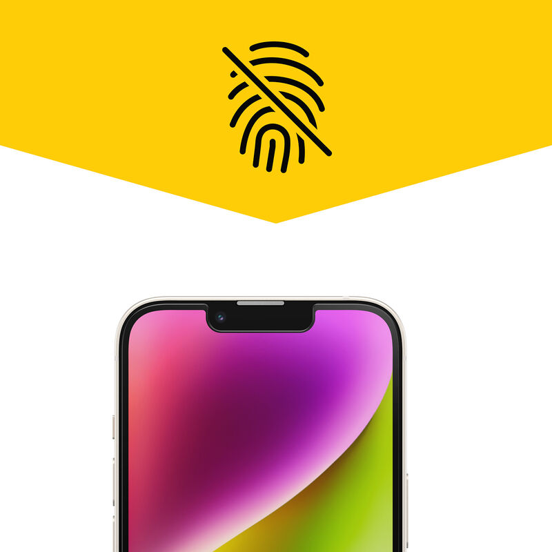 product image 4 - iPhone 16e y iPhone 14/13 Pro/13 Protector de pantalla Premium Glass Antimicrobiano