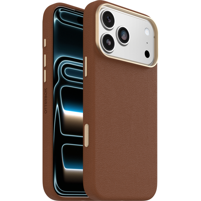 product image 1 - iPhone 17 Pro Max Hoesje Symmetry Series Cactus Leather voor MagSafe