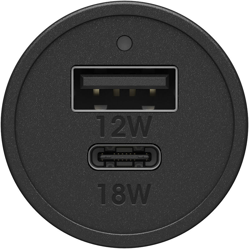 product image 2 - USB-C and USB-A Carga Rápida 2-Port Cargador de coche, 30W Premium Charger