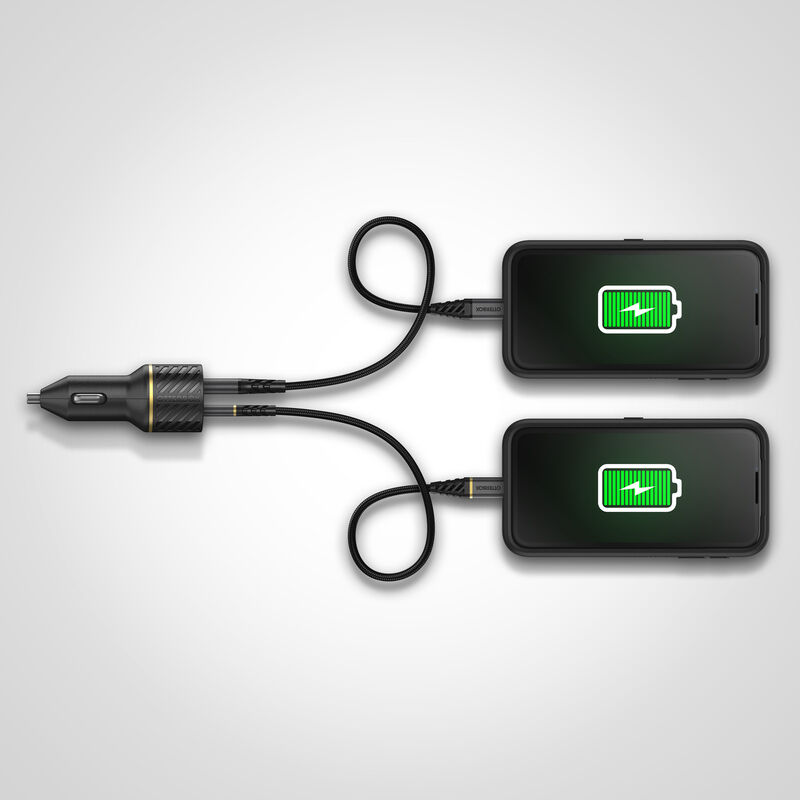 product image 4 - Chargeur de voiture USB-C et USB-A 30W Premium Chargeur