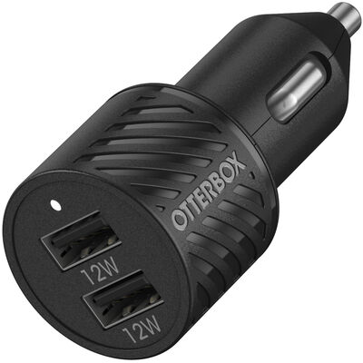 USB-A Dualport-Auto-Ladegerät - Premium