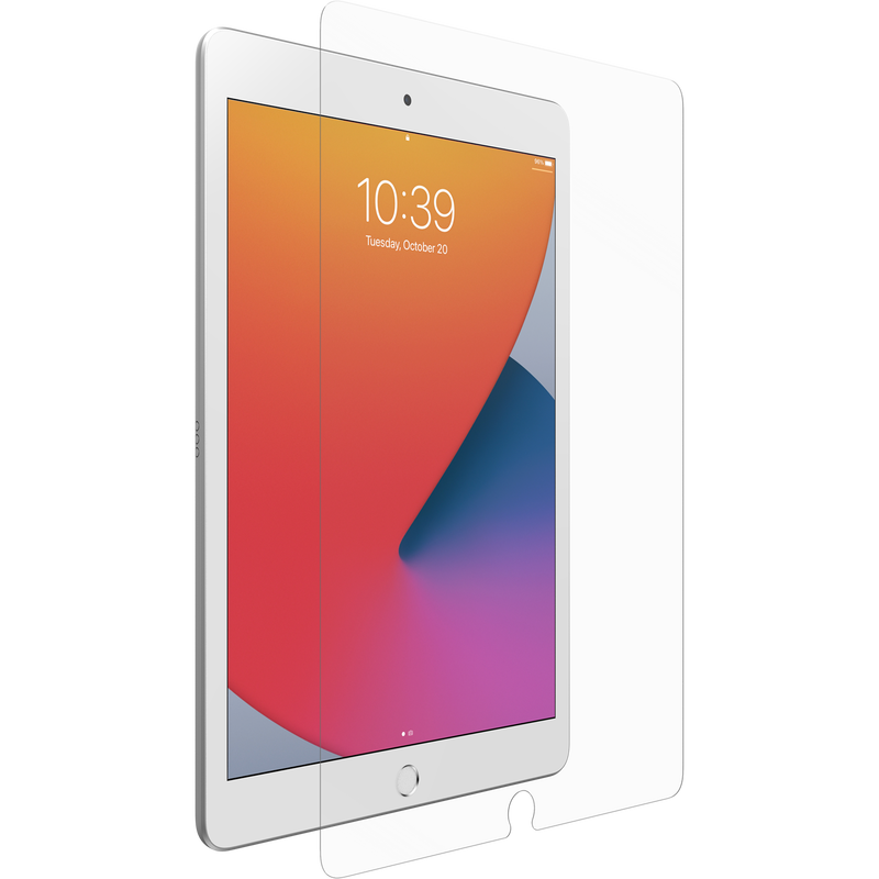 product image 1 - iPad (7.a, 8.a, y 9.a gen) Protector de pantalla Alpha Glass