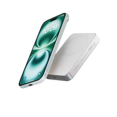 Zens Qi2 Batería Externa | Slim Aluminium Powerbank Qi2 10k mAh