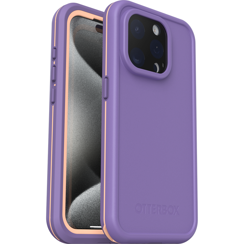 product image 1 - Coque Étanche à l’eau iPhone 15 Pro OtterBox Frē Series pour MagSafe
