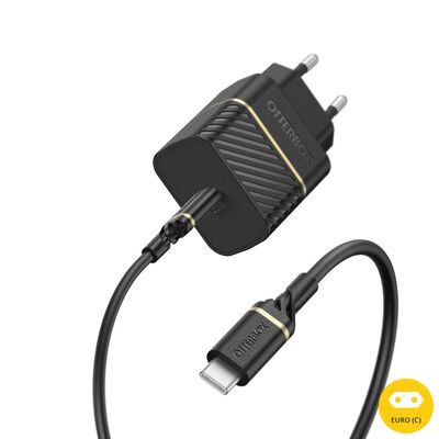 USB-C auf USB-C 20W Wandladegerät + kabel