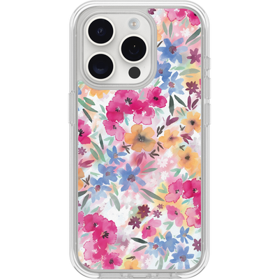 Coque iPhone 15 Pro Max | Symmetry Series Clear pour MagSafe Confetti of Blossoms