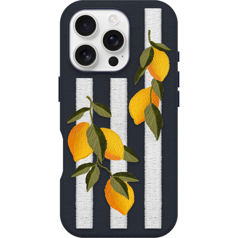 product image 2 - iPhone 16 Pro Skal Symmetry Series Cactus Leather Embroidery