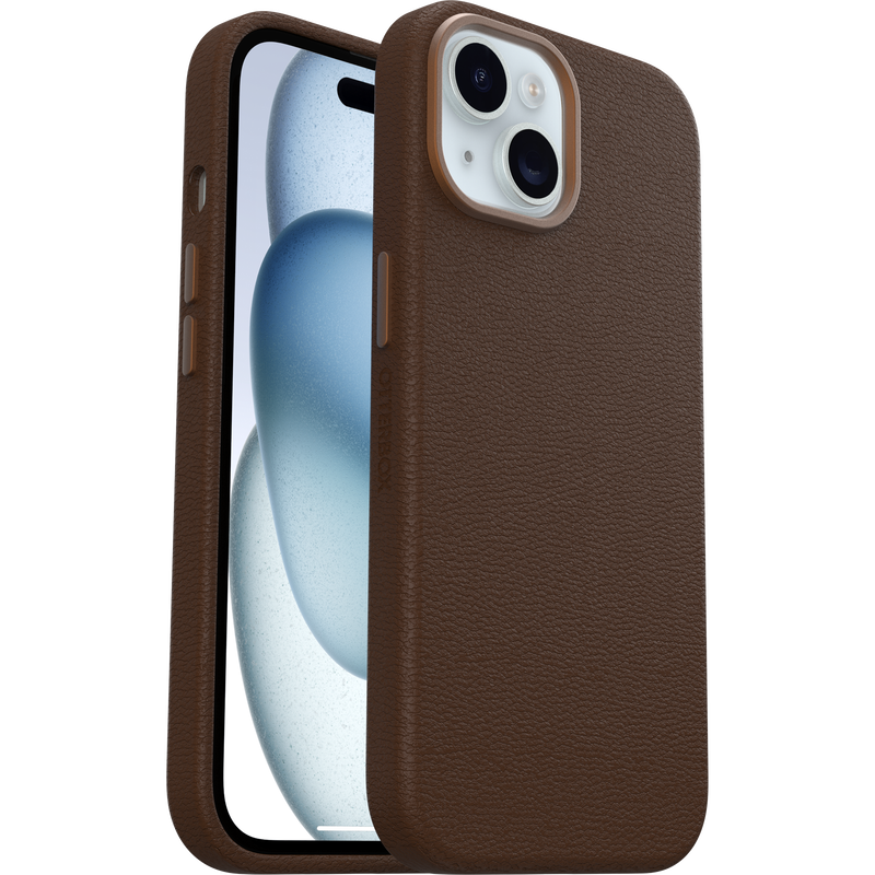 product image 1 - Coque iPhone 15 Symmetry Series Cactus Leather pour MagSafe