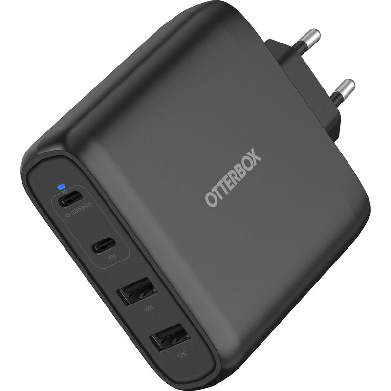 product image 1 - USB-C Four Port 100 W Väggladdare Snabbladdning | Standard