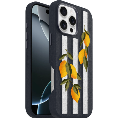 iPhone 16 Pro Max Skal | Symmetry Series Cactus Leather Embroidery