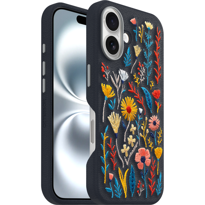 product image 1 - Coque iPhone 16 Symmetry Series Cactus Leather Embroidery