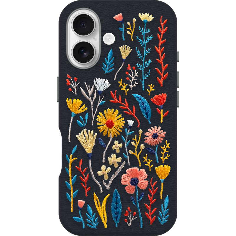 product image 2 - Coque iPhone 16 Symmetry Series Cactus Leather Embroidery
