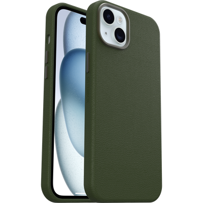 iPhone 15 Plus Funda Symmetry Series Cactus Leather para MagSafe