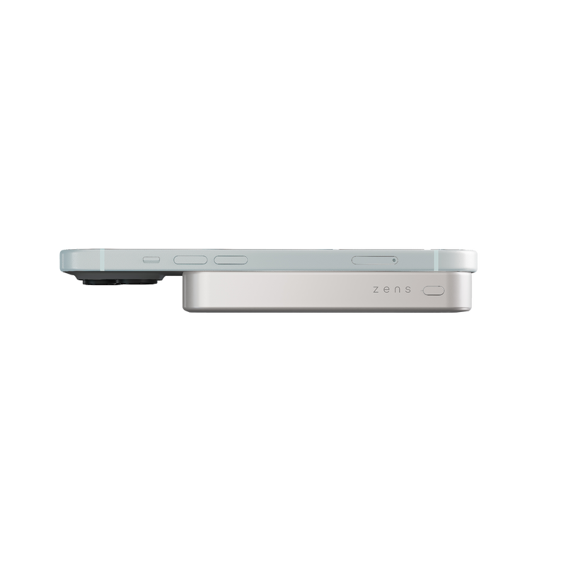product image 4 - Zens Qi2 Batterie Externe Slim Aluminium Powerbank Qi2 10k mAh