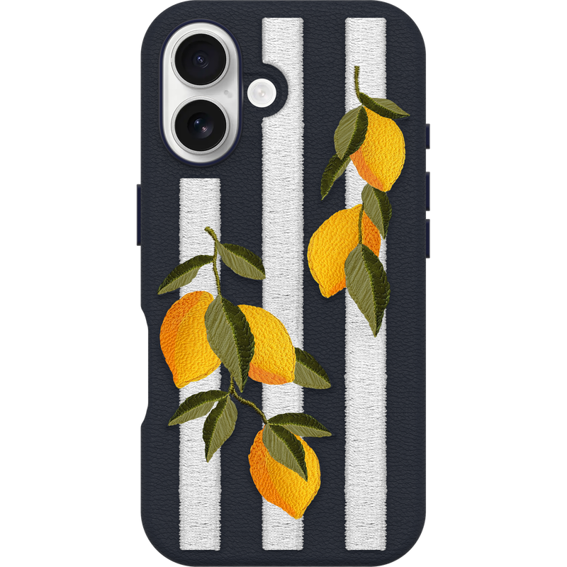 product image 2 - iPhone 16 Hülle Symmetry Series Cactus Leather Embroidery