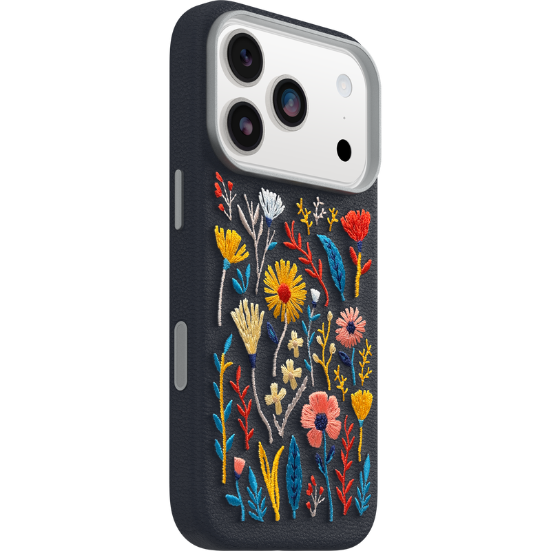 product image 2 - Coque iPhone 17 Pro Symmetry Series Cactus Leather Embroidery
