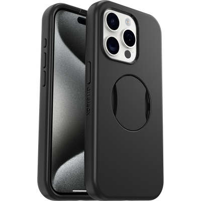 iPhone 15 Pro Funda | OtterBox OtterGrip Symmetry Serie para MagSafe