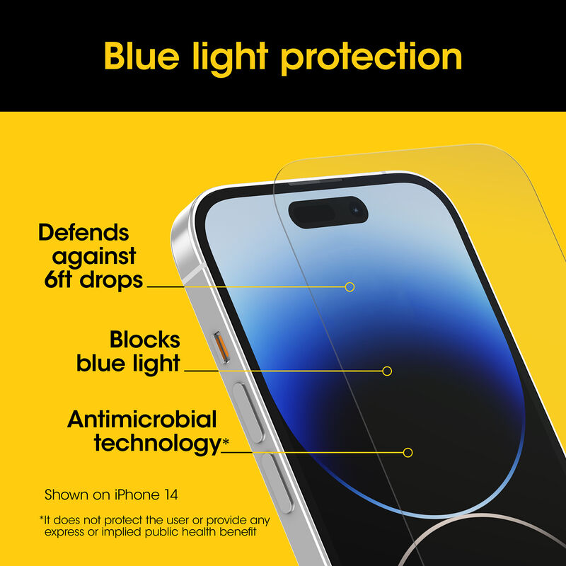 product image 4 - iPhone 15 Plus Protector de pantalla Premium Pro Glass Blue Light